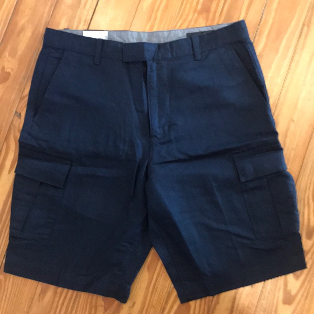 Claiborne Cargo Shorts Navy Blue